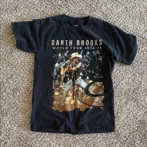 Garth Brooks Black Graphic Tour T-Shirt